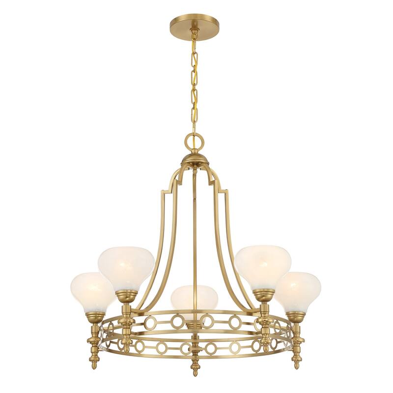 Savoy House 1-1606-5 Allston 5 Light 30" Wide LED Chandelier