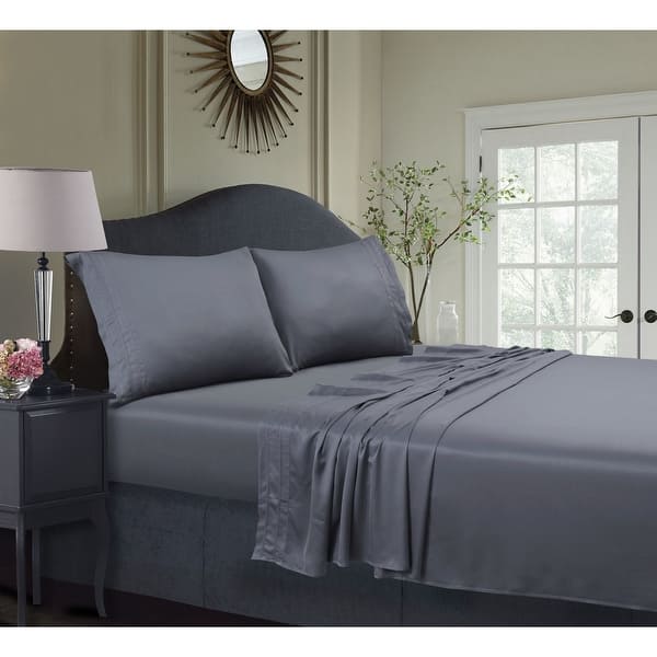 Bed Sheet Set - Queen - Steel Grey