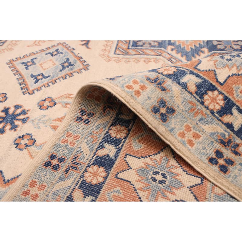 ECARPETGALLERY Hand-knotted Finest Ghazni Ivory Wool Rug - 8'4 x 10'5