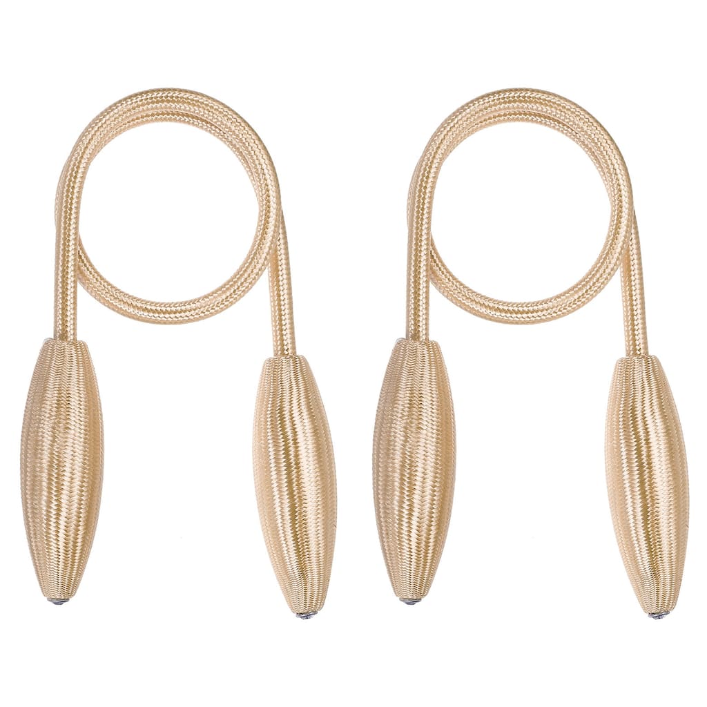 2Pcs Curtain Tiebacks Clips Decorative Window Drape Twist Tie Backs