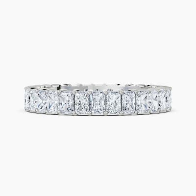 Auriya 14k Gold Radiant North-South Lab Grown Diamond Eternity Band 3.00 - 11.25 ct. tw. (F-G, VS)
