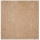preview thumbnail 23 of 67, SAFAVIEH Polar Shag Bibi Glam Solid 3-inch Extra Thick Rug 4' x 4' Square - Light Beige