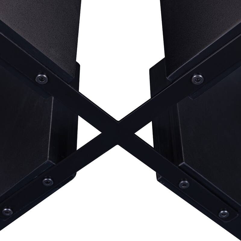 Roomfitters 43 Inch Round Dining Table, Faux Marble Top Modern Table for 4, Pedestal Base for Cafe Home Office