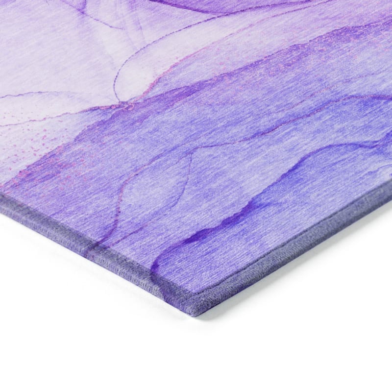 Almisi Contemporary Abstract Weather Resistant Timeless Fusion Outdoor Rug