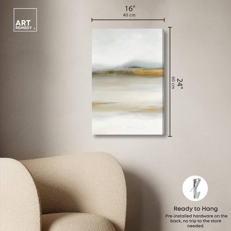 Misty Expanse II Canvas by Art Remedy, Gallery Wrapped