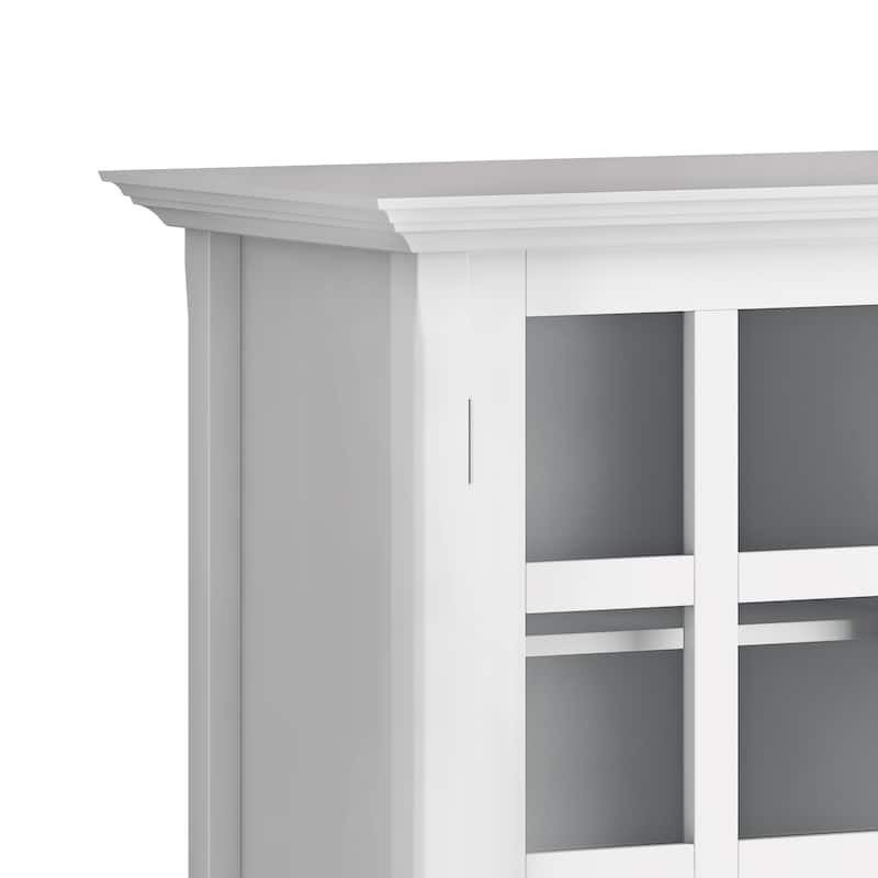 WYNDENHALL Stratford Solid Wood Transitional Medium Storage Cabinet - 38"w x 16.1"d x 40.6" h