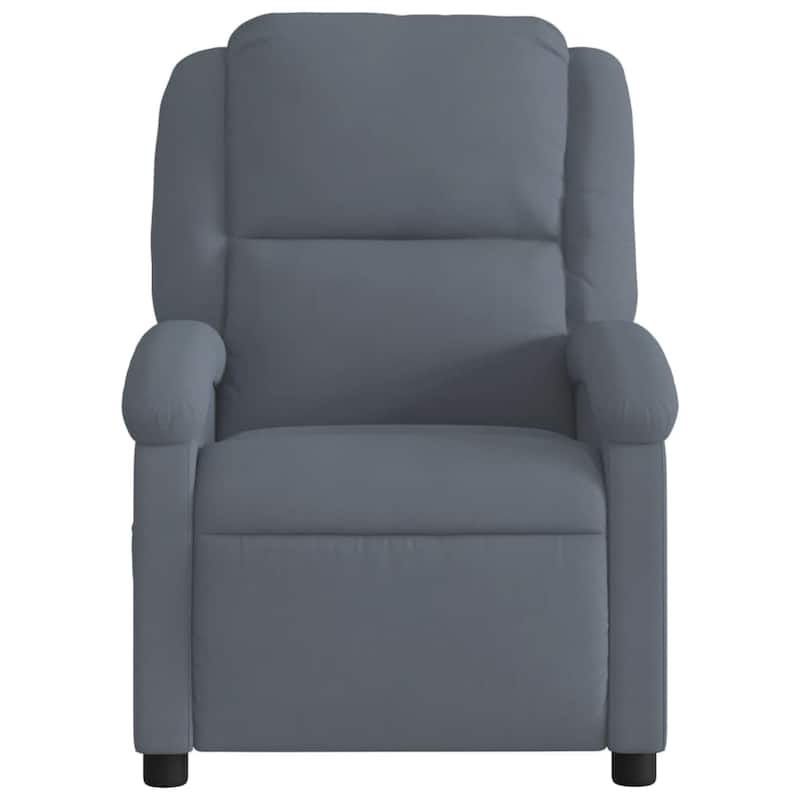 vidaXL Massage Recliner Chair Wingback Reclining Armchair for Elderly Velvet