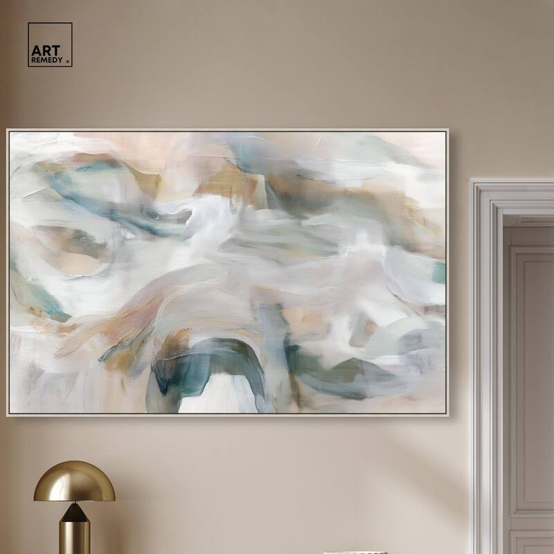 Whispering Colors IV Canvas by Art Remedy