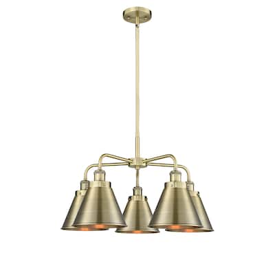 Innovations Lighting Ballston Urban - 5 Light 26" Stem Hung Chandelier