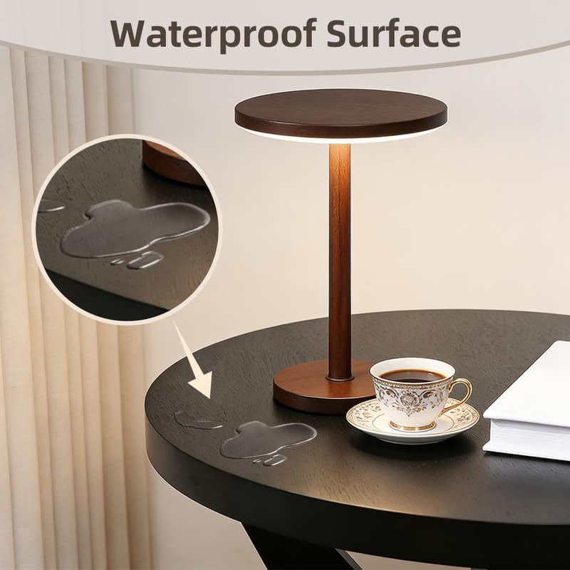 Round Solid Wood Coffee Table