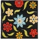 preview thumbnail 7 of 46, SAFAVIEH Handmade Blossom Aggie Modern Floral Wool Rug 6' x 6' Square - Black/Multi