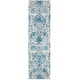 preview thumbnail 66 of 111, SAFAVIEH Madison Belle Boho Glam Paisley Pattern Area Rug 2'3" x 10' Runner - Cream/Turquoise - Runner