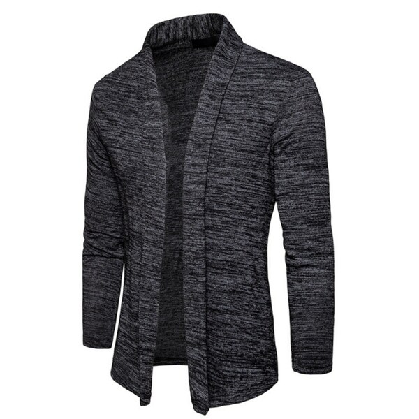 drape collar cardigan