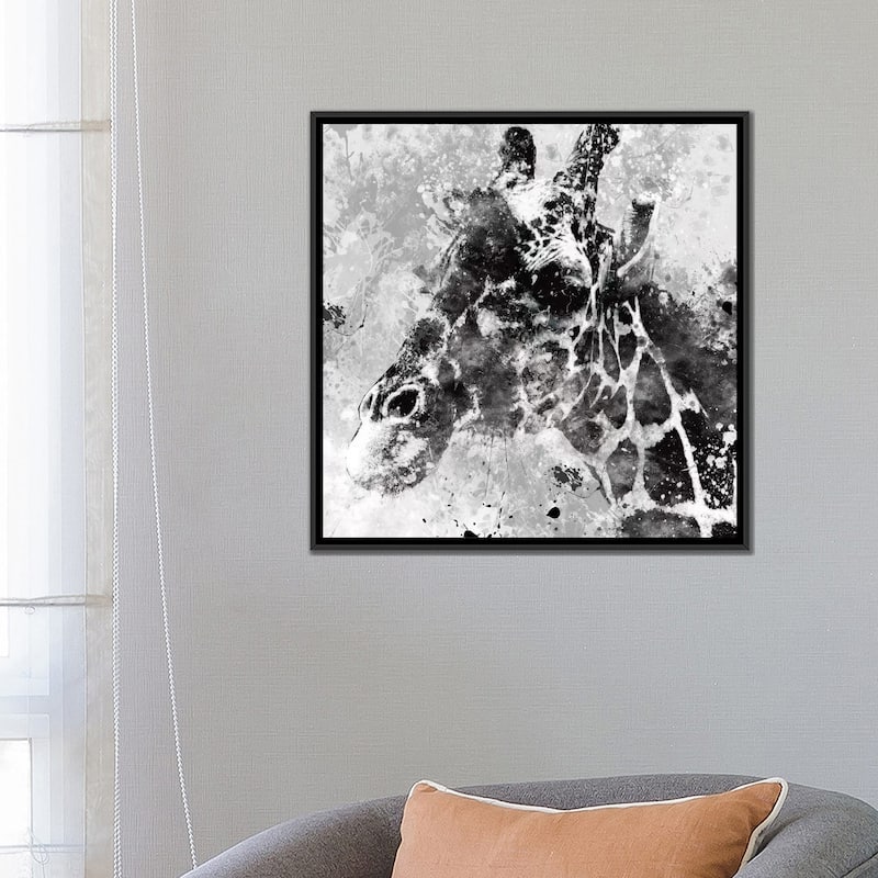iCanvas "Giraffe" by Carol Robinson Framed Canvas Print