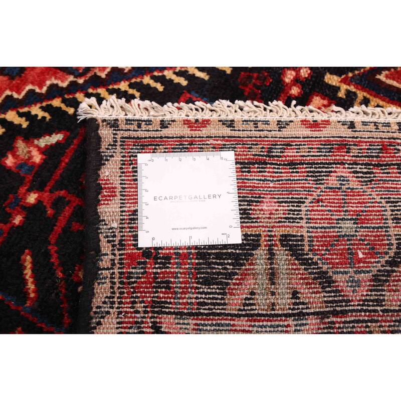 ECARPETGALLERY Hand-knotted Anatolian Vintage Dark Navy Wool Rug - 4'5 x 6'9