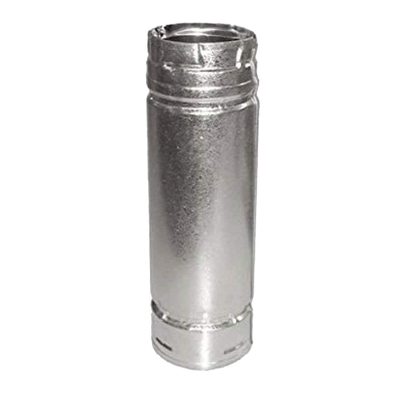 DuraVent PelletVent 36" L x 3" Diameter Double Wall Straight Steel Stove Pipe - 3.6