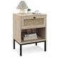 Option Black/Distressed Oak