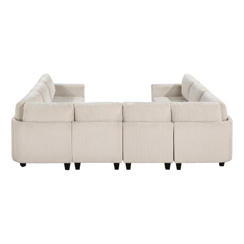 Kenlis 8-Piece Modular Sectional Sofa with Storage