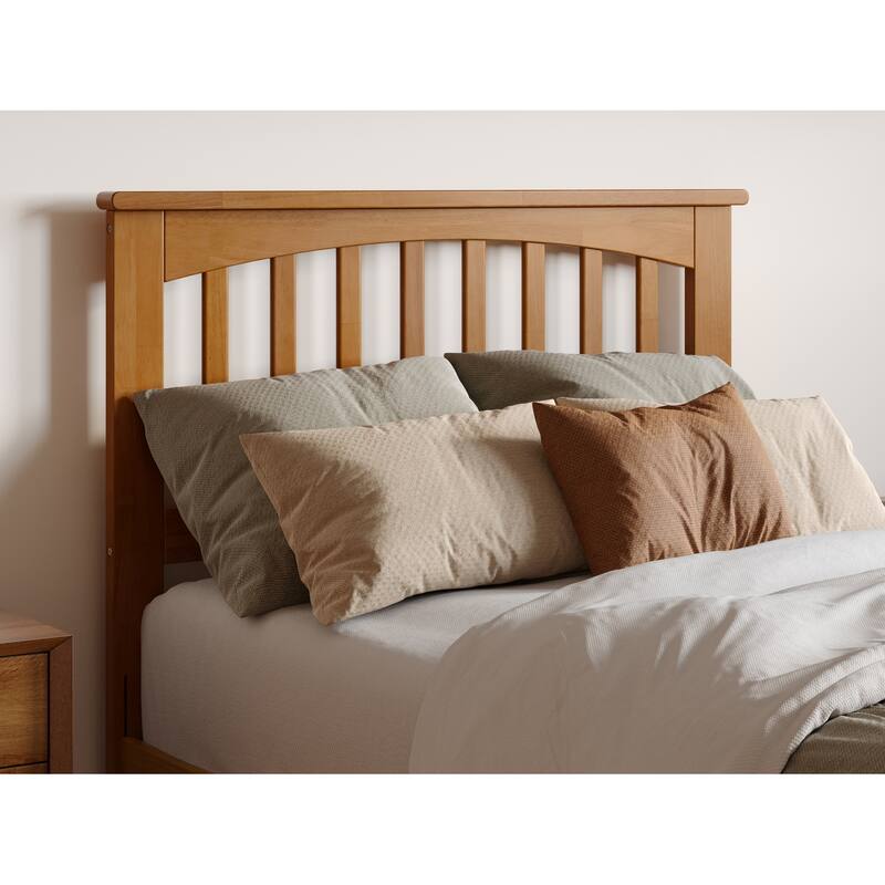 Everett Platform Bed with Panel Footboard and Twin XL Trundle