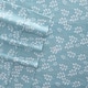 preview thumbnail 7 of 29, Becky Cameron Printed 4 Piece Deep Pocket Bed Sheets Set California King - wheatfied-pale blue