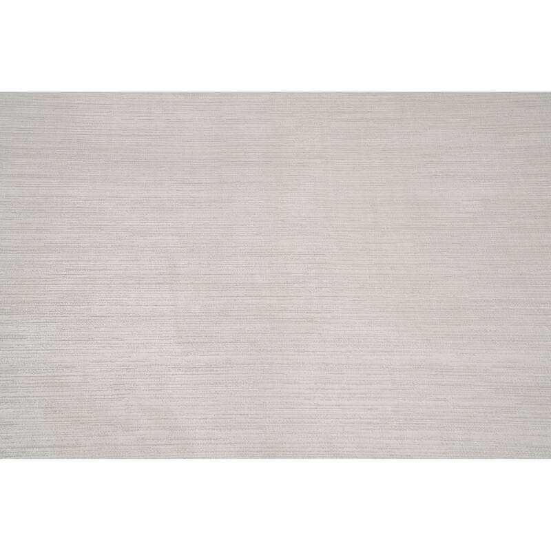 Machine Made Oriental Polyester Carpet Modern Geometric Beige & Ivories Modern Area Rug - 7' 8'' X 5' 2''