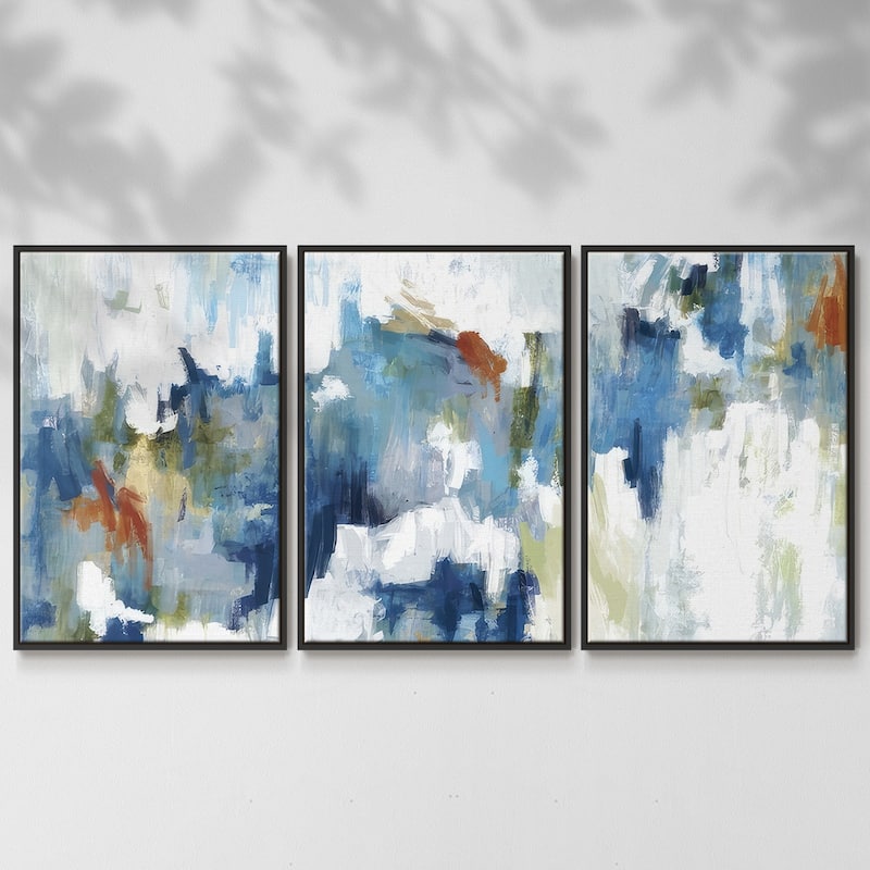 Color Falls - Multi Piece Framed Canvas