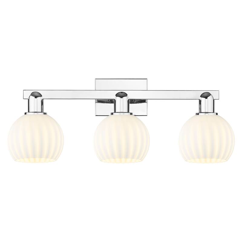 Innovations Lighting Endless Possibilities Arcadia - White Venetian - 3 Light 25" Bath Vanity Light