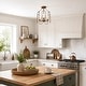 preview thumbnail 4 of 3, Mid-century Vintage 4-Light Drum Metal Semi Flush Mount Entryway Brass Ceiling Fixture - D 14"* H 17"