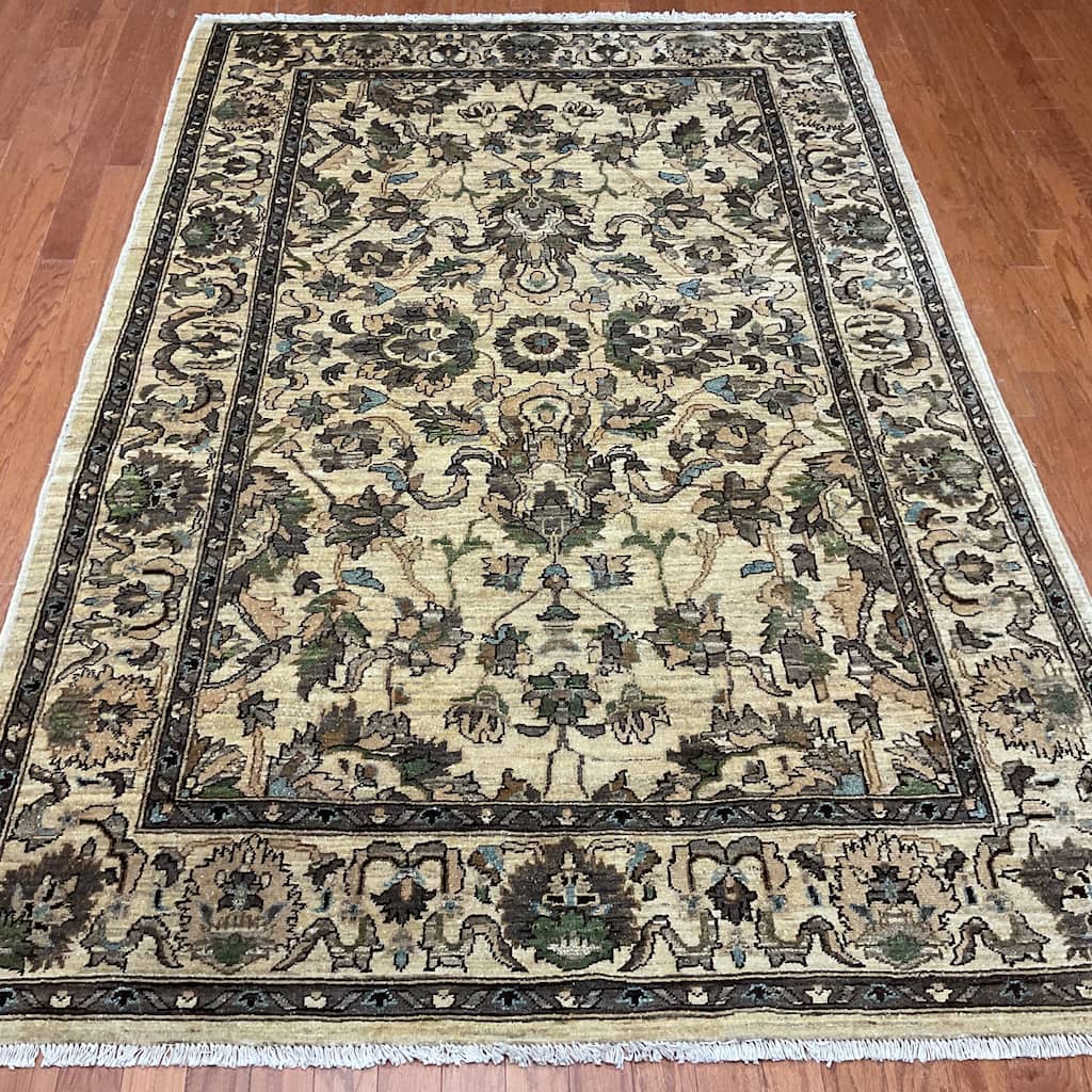 HERAT ORIENTAL Handmade Oushak Wool Rug - 5'7" x 8'4"