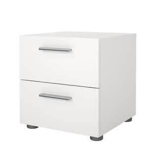 Porch & Den Angus Foiled 2-Drawer Nightstand