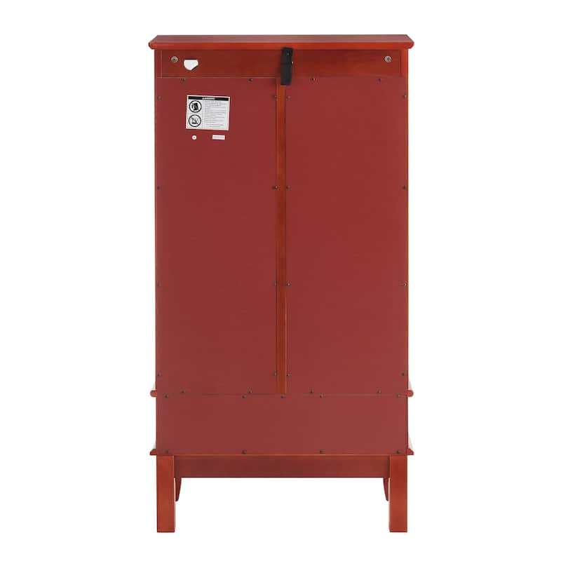 GDF Studio - Display Cabinet with Adjustable Shelves and Drawer.