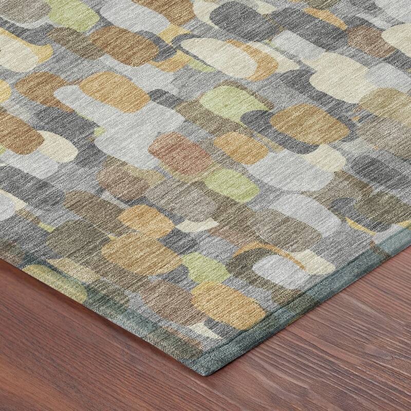 Machine Washable Indoor/ Outdoor Contemporary Drew Chantille Rug