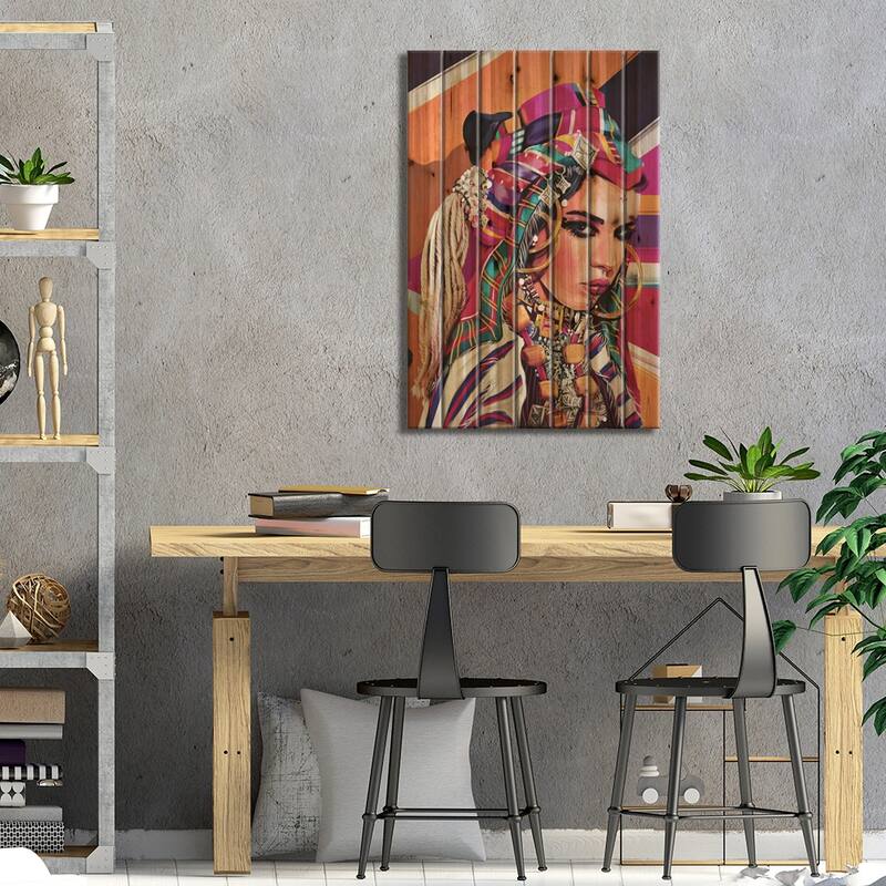 Morocco Print On Wood by Giulio Rossi - Multi-Color