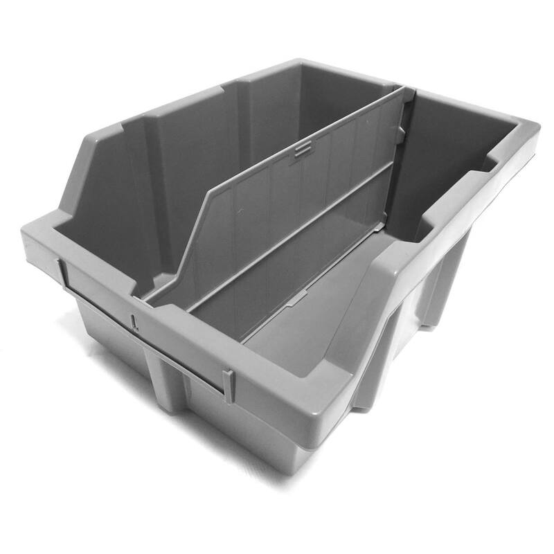 Seville Classics Commercial 7-Tier NSF 12 Bin Steel Rack Shelving Storage System, 24" W x 14.25" D x 56" H