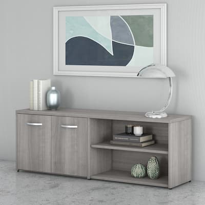 Studio C Low Storage Cabinet with Doors by Bush Business Furniture