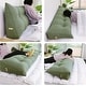 preview thumbnail 3 of 17, WOWMAX Bed Rest Reading Wedge Pillow Headboard Back Support Bolster