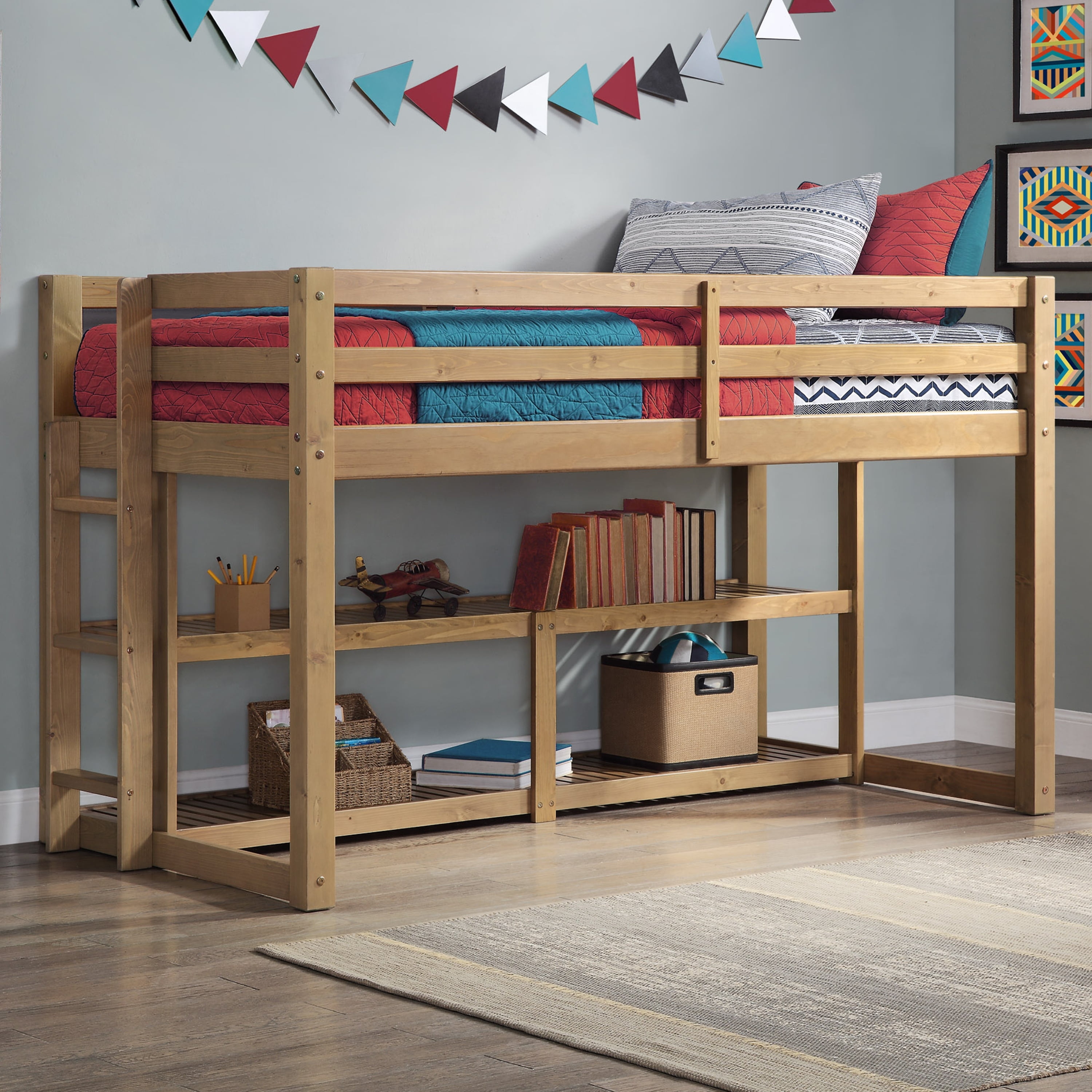 Better homes and gardens greer loft storage bed sale