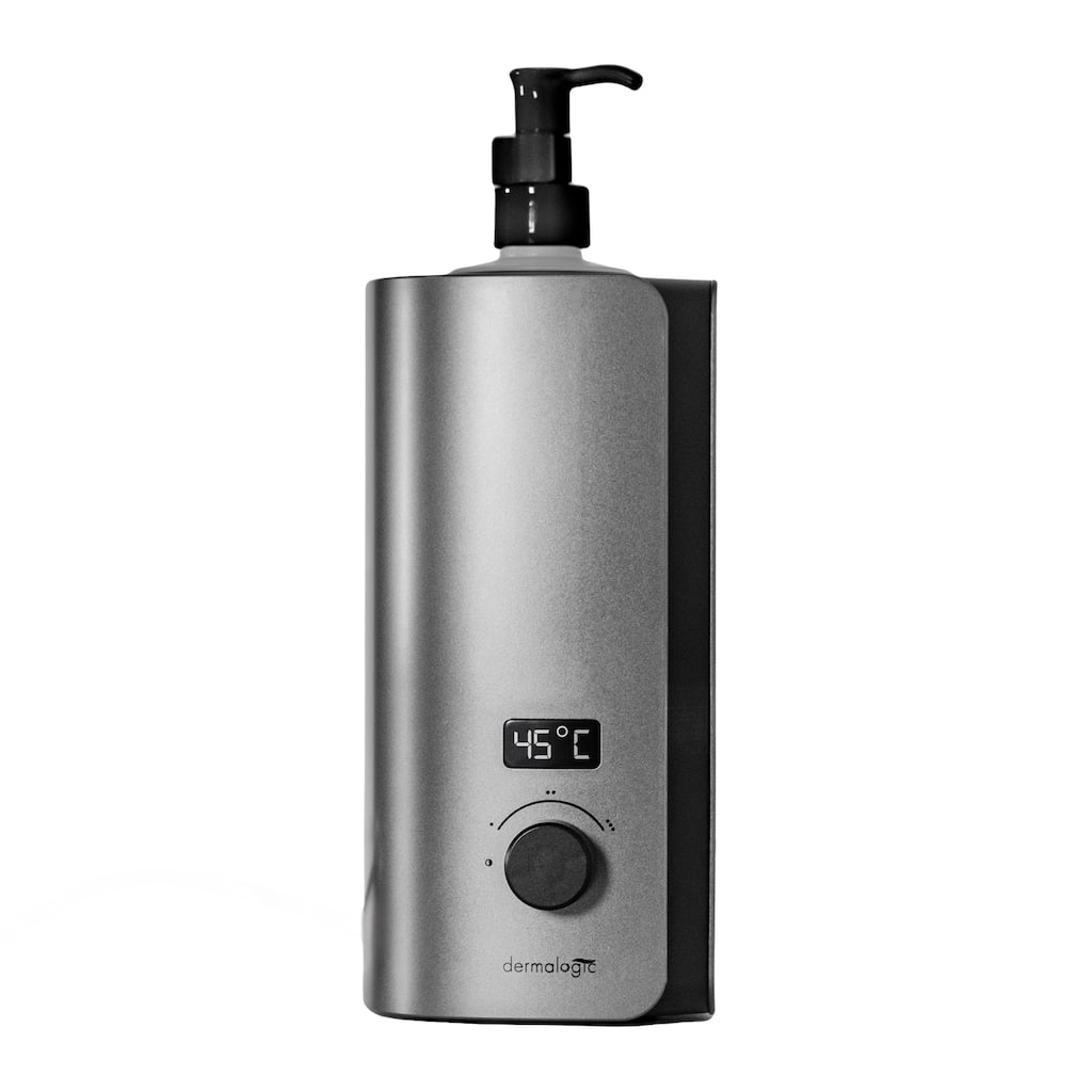 DERMALOGIC Massage Oil Warmer for Professional Spa, Matte Grey - N/A