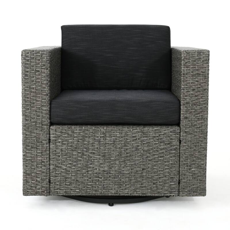 Puerta Mp1 Swivel Patio Chair With Cushions (Excluding the table)