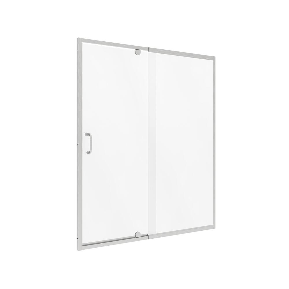 CRAFT + MAIN CVDP4269-CL Cove 69" High x 42" Wide Pivot Semi Frameless