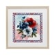 preview thumbnail 16 of 26, Stupell Patriotic Poppies Bundle Under Glass Framed Design By Nicole DeCamp 13 x 13 - Brown
