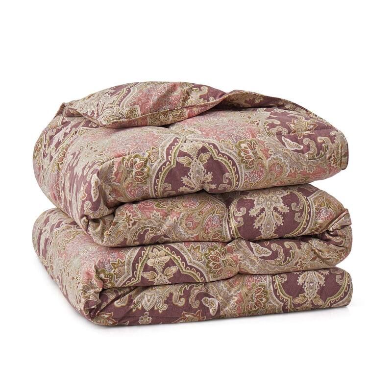 Lightweight Summer Flroal & Solid Printed Goose Feather Down Comforter Duvet Insert