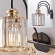 preview thumbnail 7 of 14, Luxury Crystal 3/4 Lights Bathroom Vanity Lights Rose Gold/ Wall Sconce Lighting