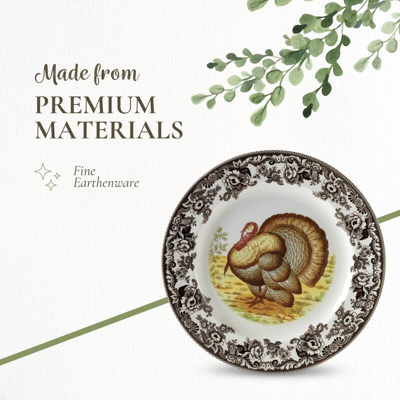 Spode Woodland Salad Plate Assorted Animals