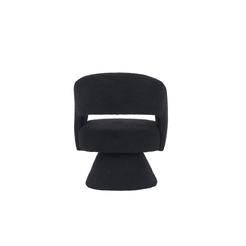 Swivel Accent Chair, Modern Luxury Accent Chair, Comfy Round Armchiars, 360 Degree Swivel Barrel Chairs for Living Room