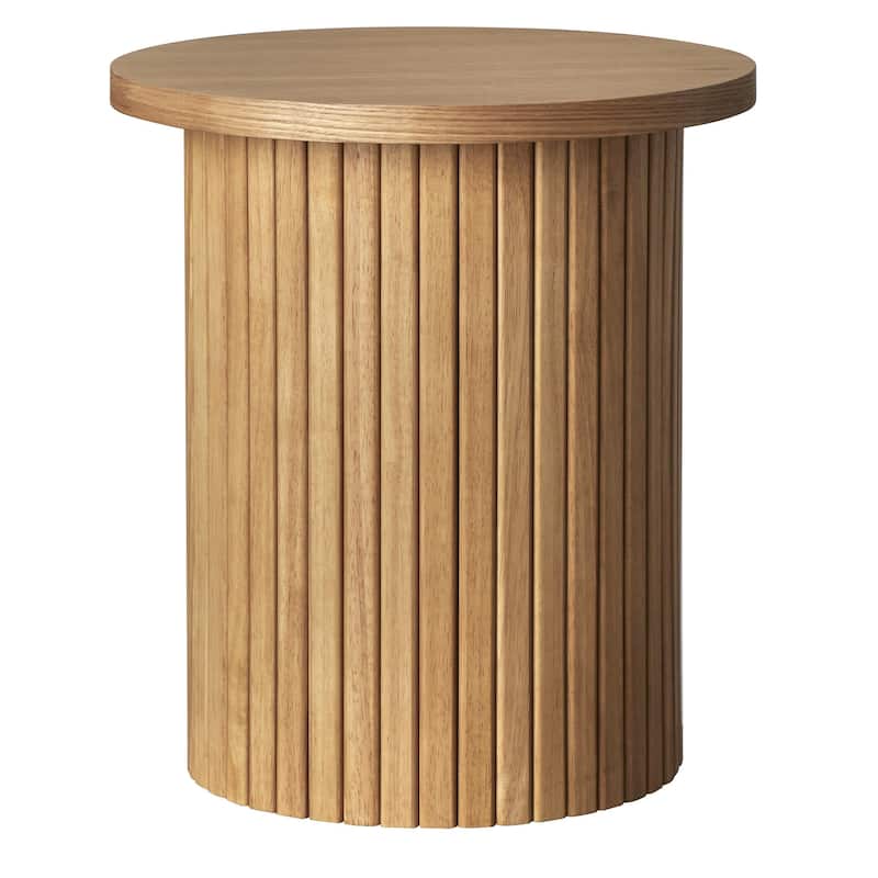 Lifestorey Kendrick Fluted End Table