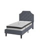 preview thumbnail 58 of 121, Tufted Platform Bed with 10 Inch Pocket Spring Mattress