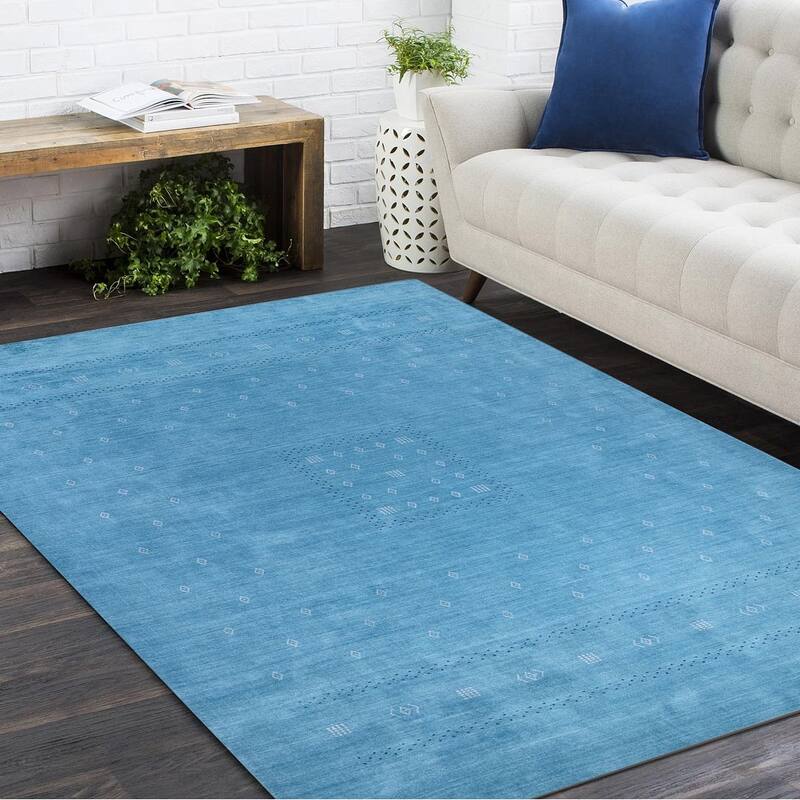 Overton Simi One-of-a-Kind Handmade Area Rug - 6' x 9' - Sapphire