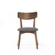 preview thumbnail 63 of 170, Chazz Mid-Century Modern Upholstered Rubberwood Dining Chairs (Set of 2/4) by Christopher Knight Home