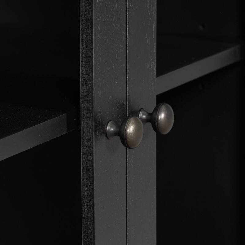 55.1" Large Storage Cabinet with 2 Doors and 7 Drawers for Living and Dining Room Organization